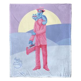 Disney-Pixar Soul; The Great Gardner by Corey Van Lew & HUE Silk Touch Throw Blanket; 50" x 60"