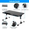 Foldable Laptop Stand Height Angle Adjust Notebook Bed Desk Breakfast Reading Table S Size