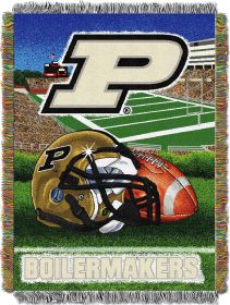 Purdue OFFICIAL Collegiate "Home Field Advantage" Woven Tapestry Throw