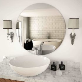 Wall Mirror 27.6" Round Glass