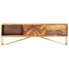 TV Cabinet 55.1"x11.8"x17.7" Solid Sheesham Wood