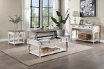 ACME Florian Coffee Table w/Lift Top in Oak & Antique White Finish LV01662