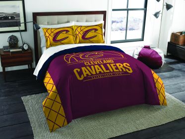 Cavaliers OFFICIAL "Reverse Slam" King Comforter & Shams Set