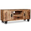 TV Cabinet Rough Mango Wood 43.3"x11.8"x19.7"