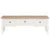 TV Cabinet White 39.4"x13.8"x13.8" Wood