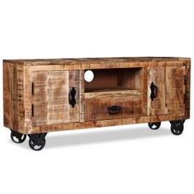 TV Cabinet Rough Mango Wood 43.3"x11.8"x19.7"