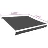 Awning Top Sunshade Canvas Anthracite 157.5"x118.1"