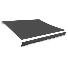 Awning Top Sunshade Canvas Anthracite 157.5"x118.1"