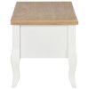 TV Cabinet White 39.4"x13.8"x13.8" Wood