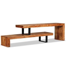 TV Stand Solid Acacia Wood