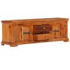 TV Cabinet 46.8"x11.8"x15.7" Solid Acacia Wood