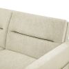 Loveseats Sofa Bed with Pull-out Bed;  Adjsutable Back and Two Arm Pocket