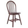 Windsor 2-Pc Chair Set; Walnut