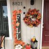 12 Pack Autumn Fall Leaf Garland Hanging Maple Leaf Vines for Thanksgiving Decor