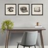 Vintage Models 3-piece Framed Wall Art Set