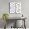 Boho Notion White Medallion Wood Wall Decor