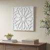 Boho Notion White Medallion Wood Wall Decor