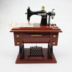 Sewing Machine Music Box Home Decoration Valentines Day Gift for Girlfriend