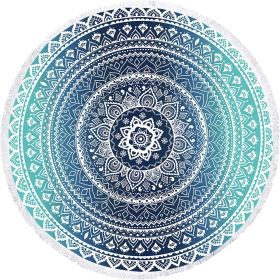 59 Inches Microfiber Beach Towel Blanket Quick Dry Thick Beach Towel Camping Picnic Vacation Tapestry Throw Yoga Picnic Mat (Option: Bule1)