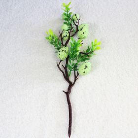 Foam Simulation Fruit Branch Fake Flower Ornaments Living Room Decoration (Option: Green leaf)