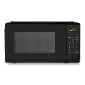 0.7 cu. ft. Countertop Microwave Oven, 700 Watts, Black, New (actual_color: red)