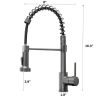 Single Handle Pull-Down Sprayer Kitchen Faucet