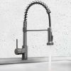 Single Handle Pull-Down Sprayer Kitchen Faucet