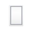 Frameless Rectangular LED Light Bathroom Vanity Mirror