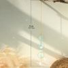 1pc Acrylic Sun-moon Metal Chain Home Living Room Decoration Car Hanging