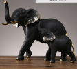 Creative Lucky Elephant Handicraft Ornament Desktop Decoration Good Luck Decoration Ornament For Home Office Wine Cabinet