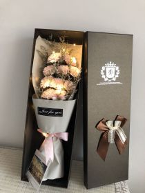 Soap Flower Box Birthday Gift (Option: 11Pink Carnation Gift Box)