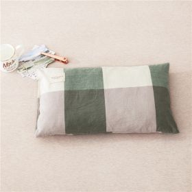 Pillowcase Young Children's Pillow (Option: Light Coffee Green-48cmX74cm 2 Pillowcases)